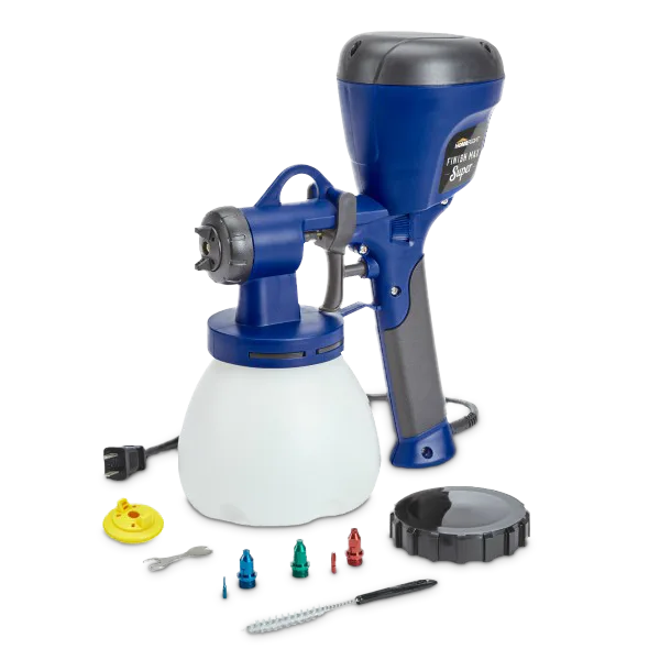 HomeRight Super Finish Max HVLP paint and stain sprayer, product photo.