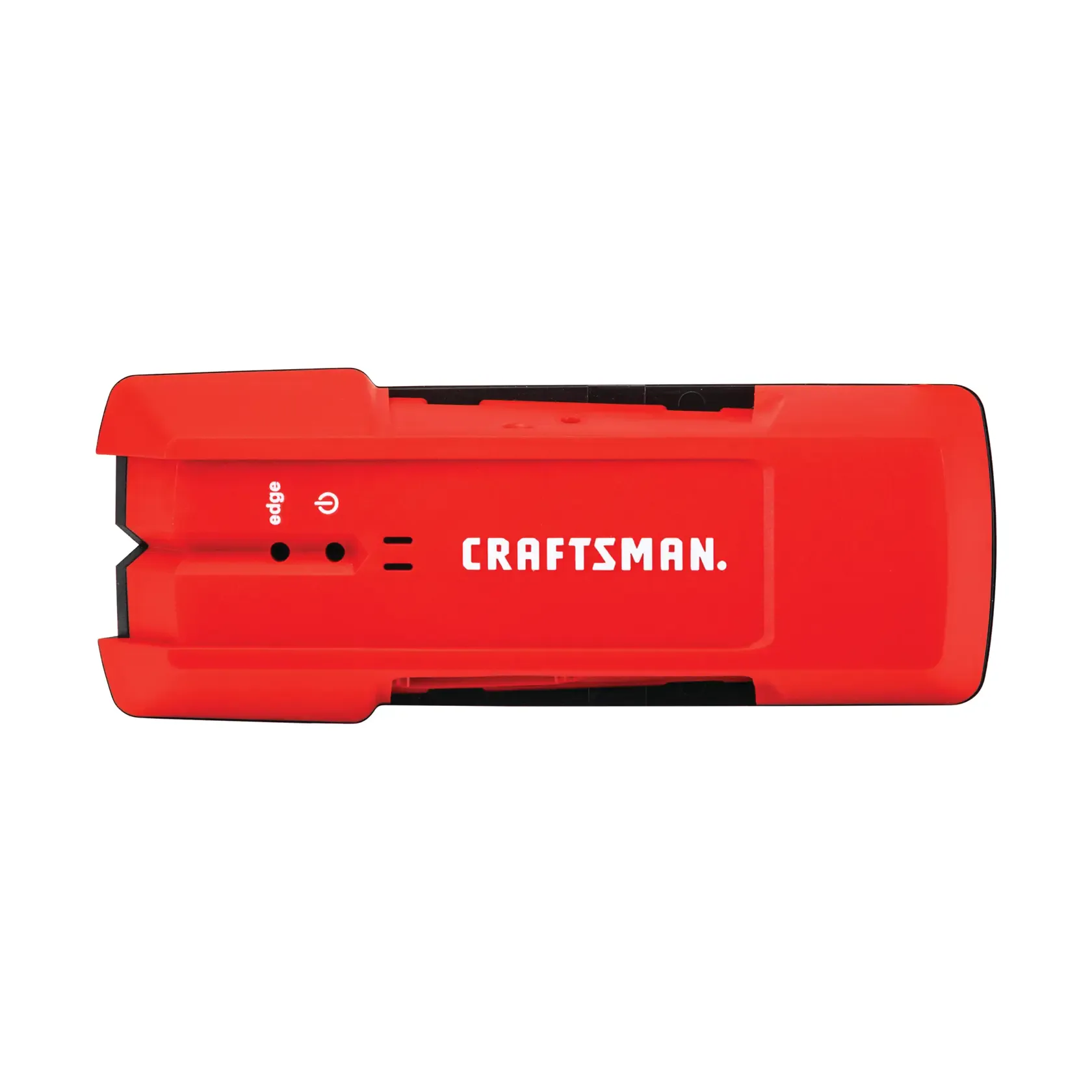 Craftsman CMHT77633 Hi-Vis Stud Sensor stud finder, top view on white background.